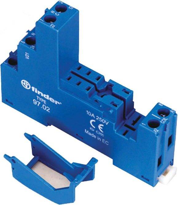 NHP 9702 Base For 4652 Relay Box Clamp w/Plastic Clip