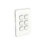 Switch vert 6g 1/2way 10ax 250v CLI3046VAVW