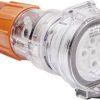 Socket extension 5 pin 20a 500vac org NHPISOEX520P